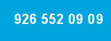 926 552 09 09